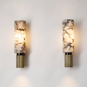 Lumen Copper Stone Wall Light