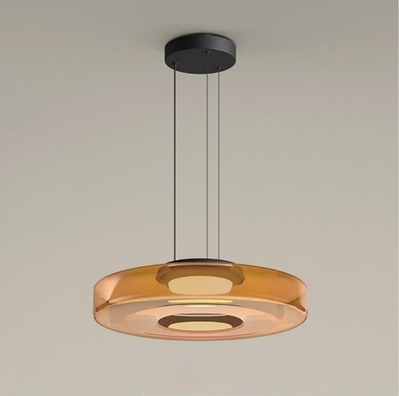 Lumen Carla Bauhaus Glass Pendant Light