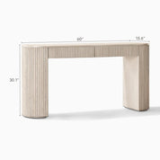 Atelier Oval Console Table