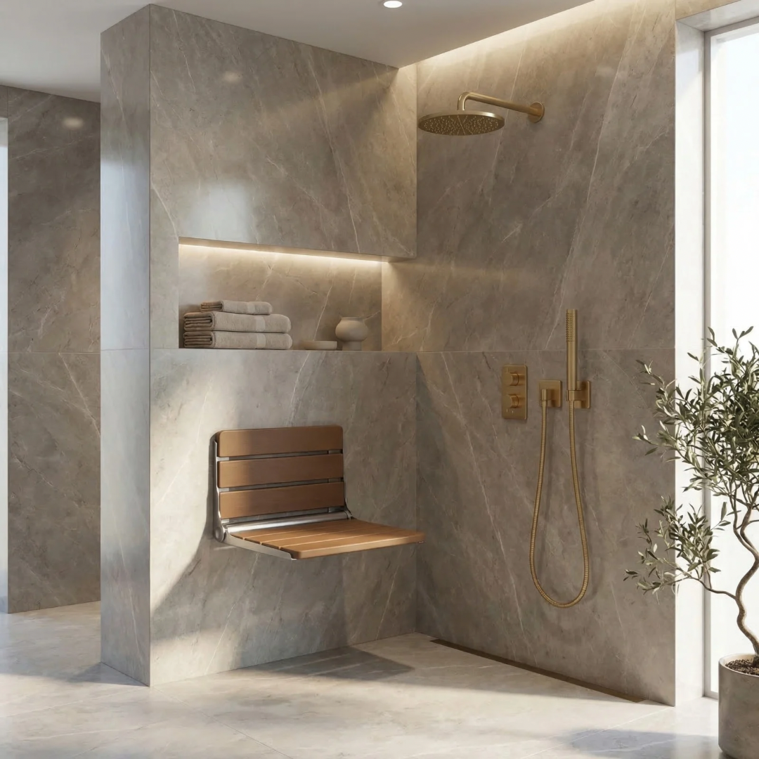 Atelier Folding Shower Seat