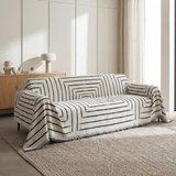 Drapée Geometric Minimalist Sofa Cover