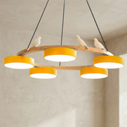Lumen Bird Round Chandelier