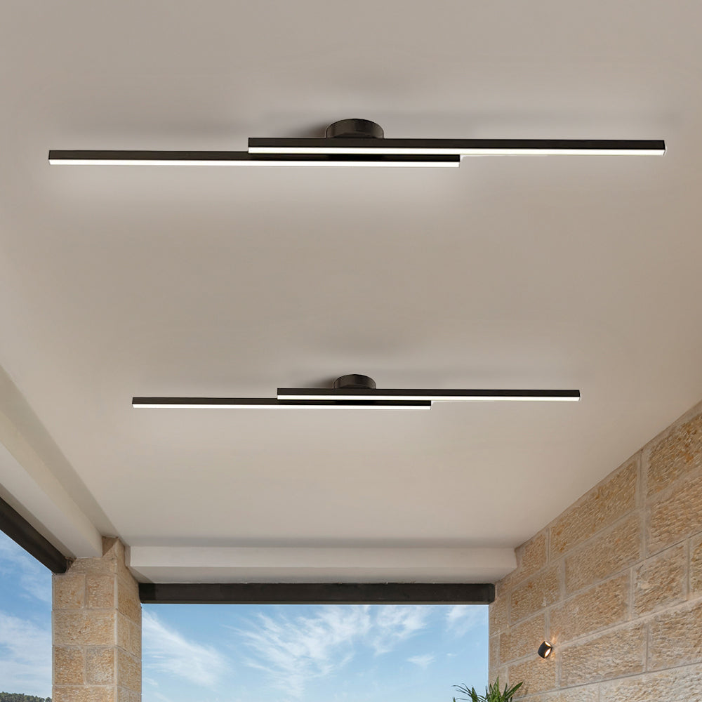 Lumen Aluminum Strip Ceiling Light