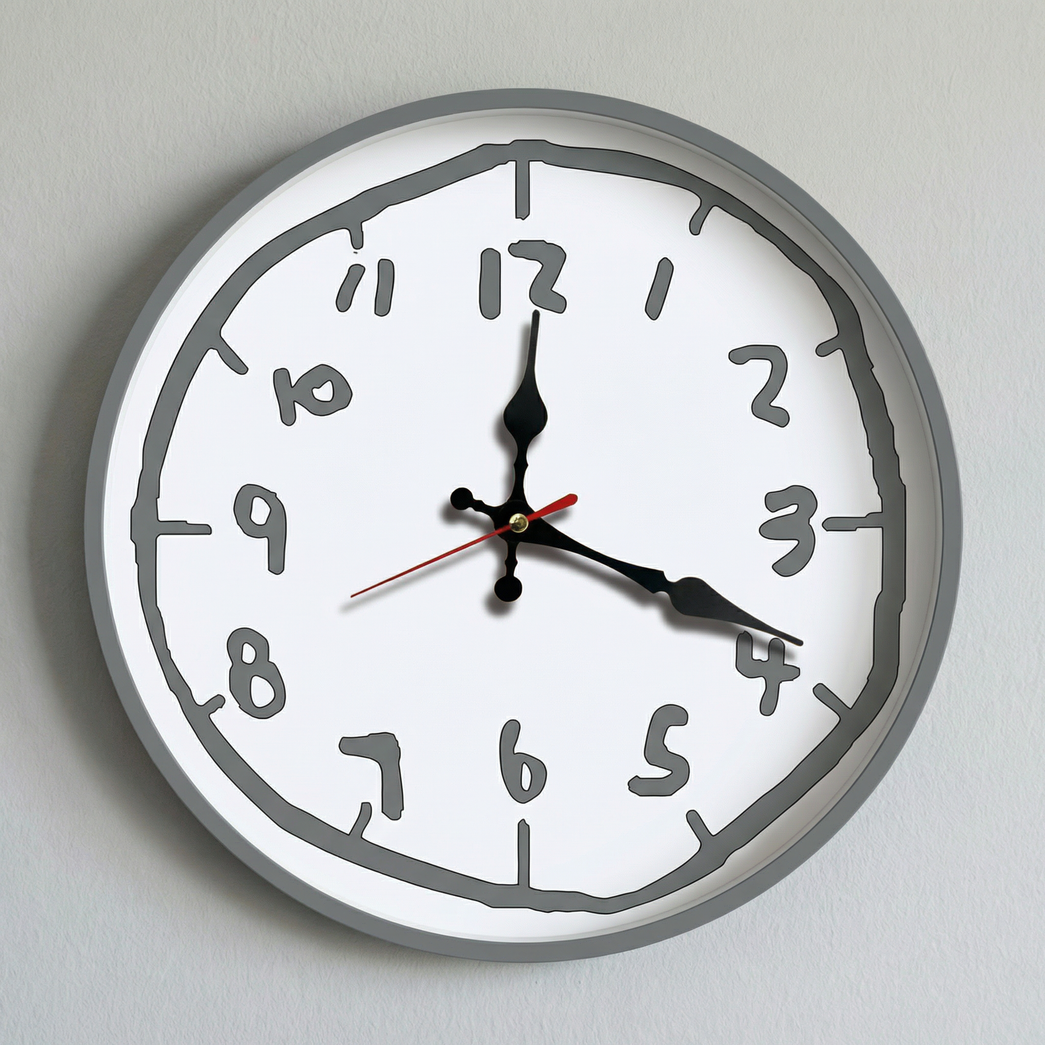 Lumen Doodle Time Wall Clock
