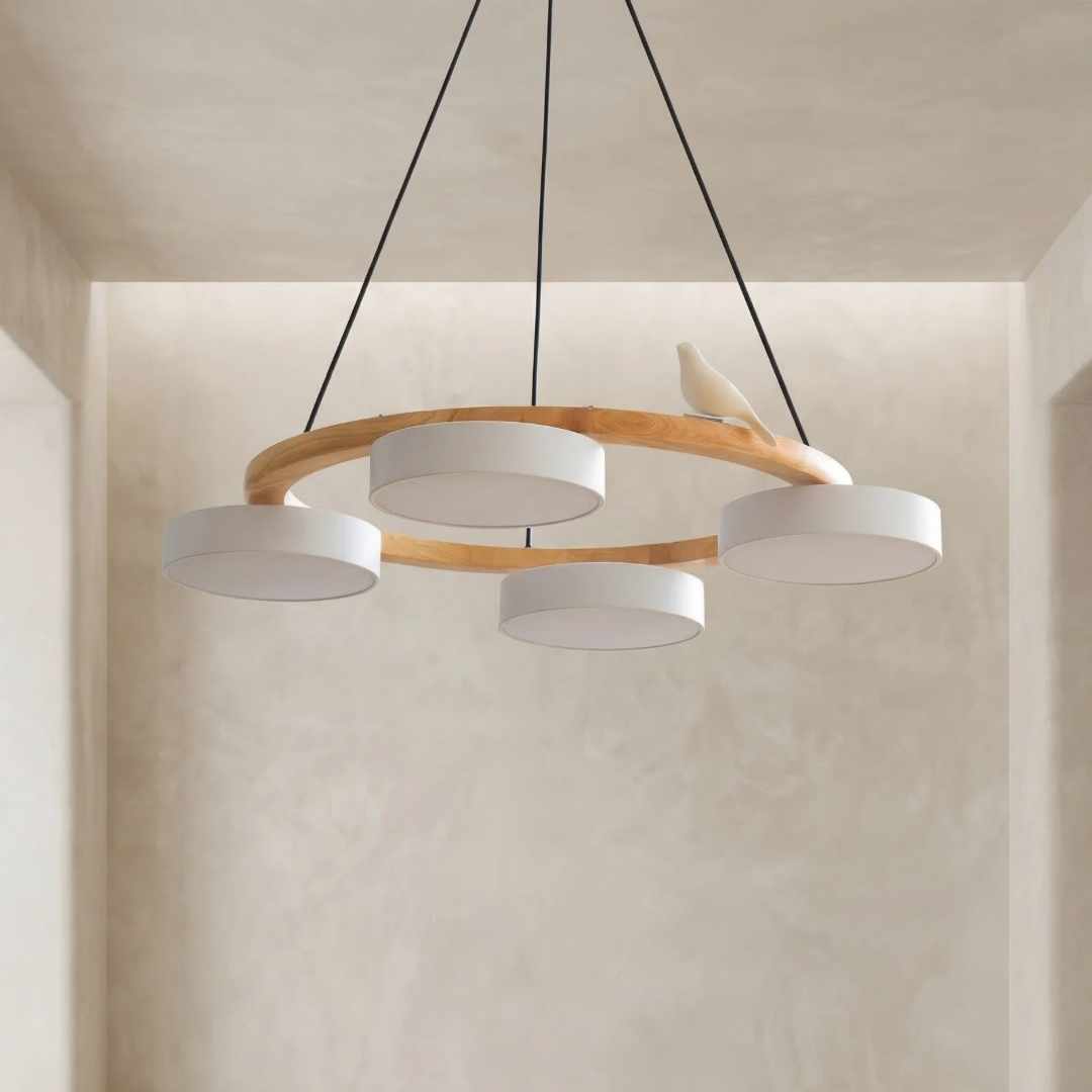 Lumen Bird Round Chandelier