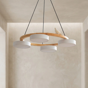 Lumen Bird Round Chandelier