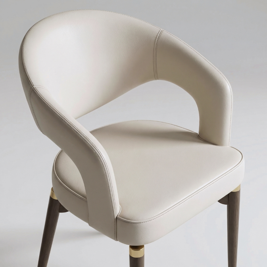 Atelier Faux Leather Dining Chair Set