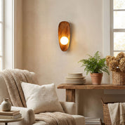 Lumen Contemporary Wooden Wall Lamp