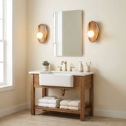 Lumen Contemporary Wooden Wall Lamp