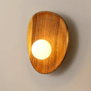 Lumen Contemporary Wooden Wall Lamp