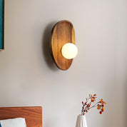Lumen Contemporary Wooden Wall Lamp