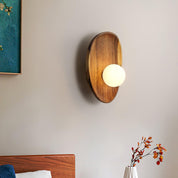 Lumen Contemporary Wooden Wall Lamp