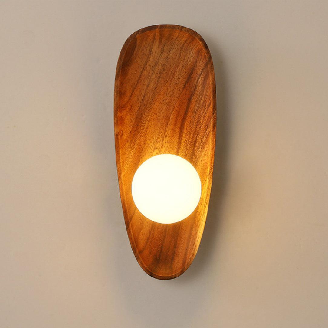 Lumen Contemporary Wooden Wall Lamp