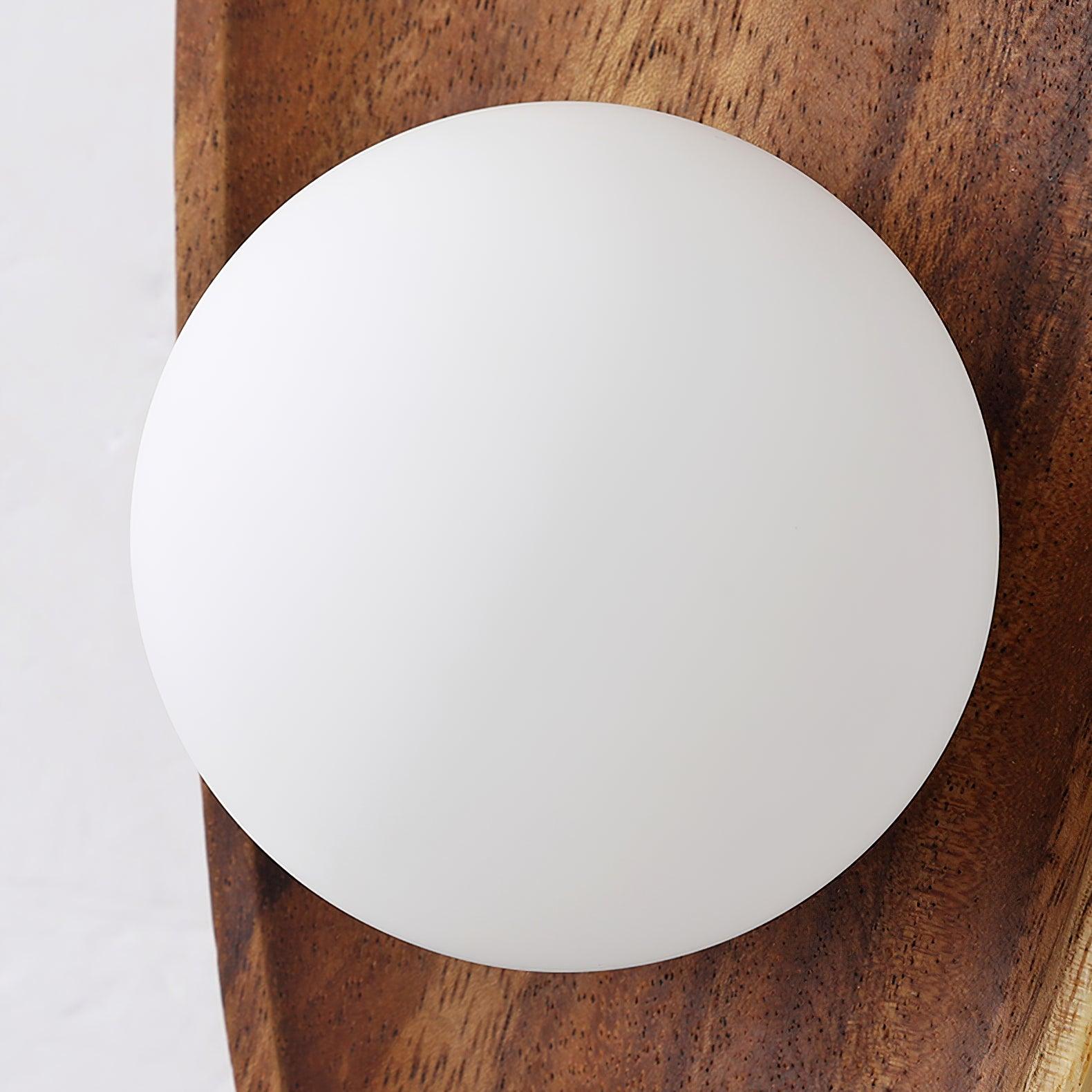 Lumen Contemporary Wooden Wall Lamp