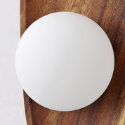 Lumen Contemporary Wooden Wall Lamp