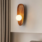 Lumen Contemporary Wooden Wall Lamp