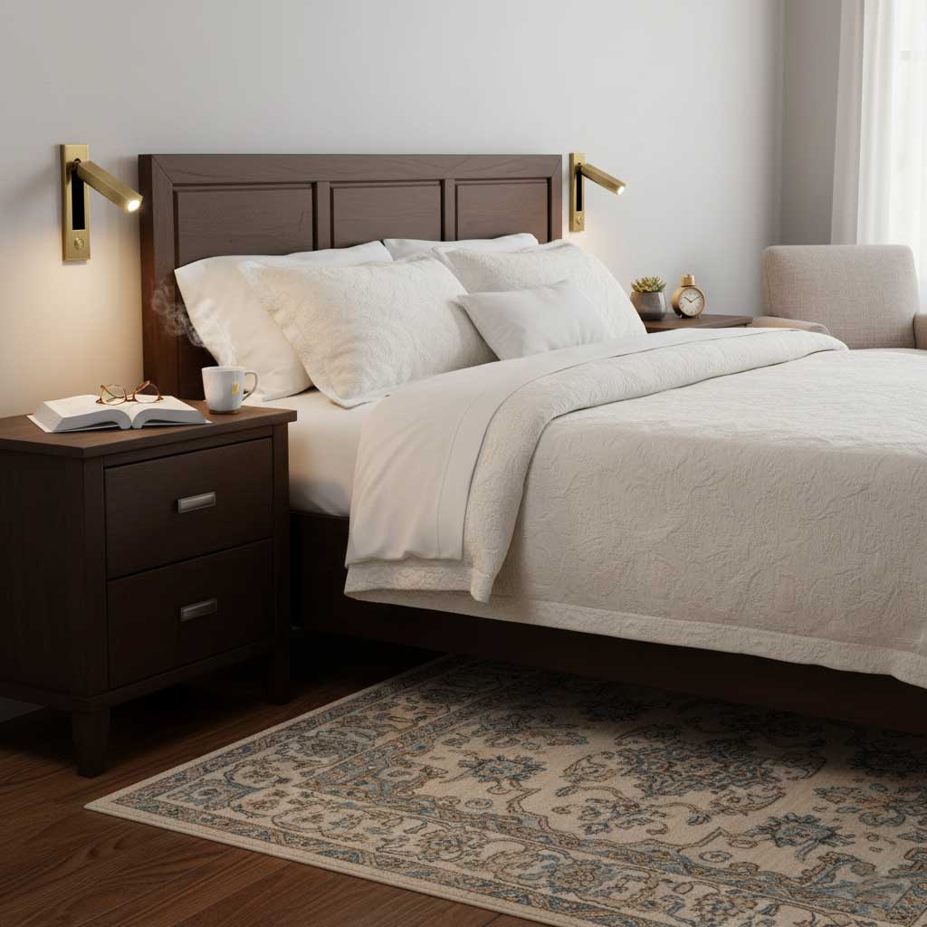 Lumen Embedded Bedside Sconce