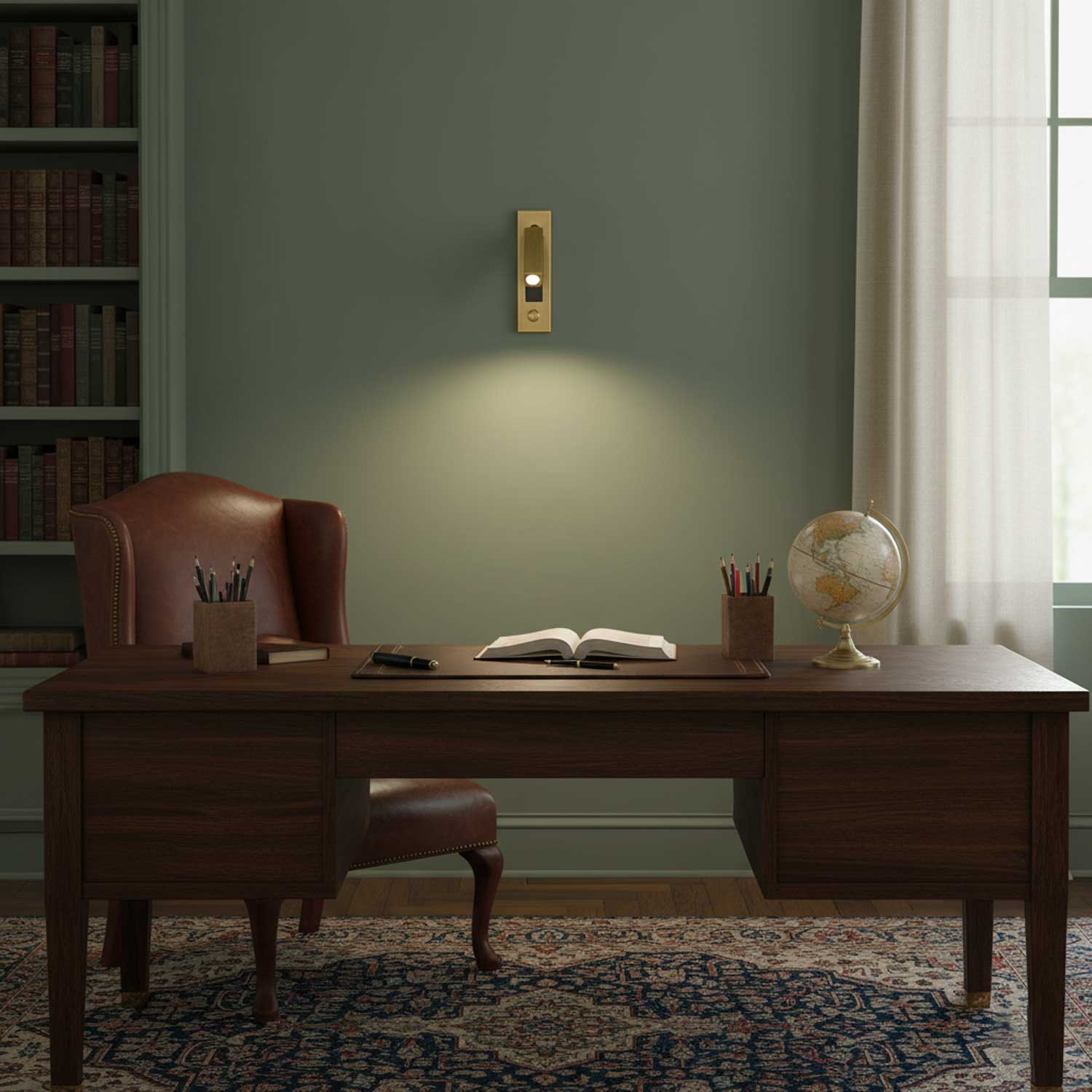 Lumen Embedded Bedside Sconce