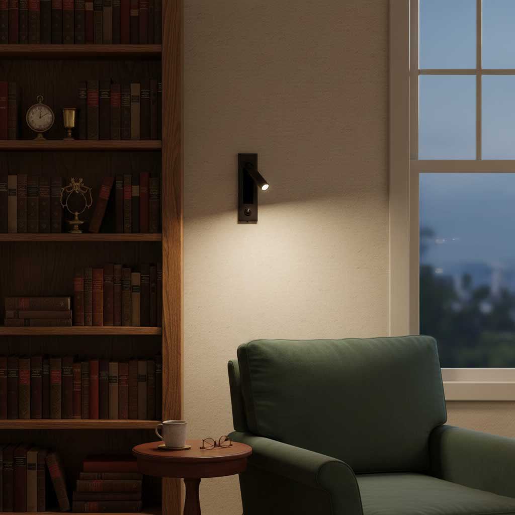 Lumen Embedded Bedside Sconce