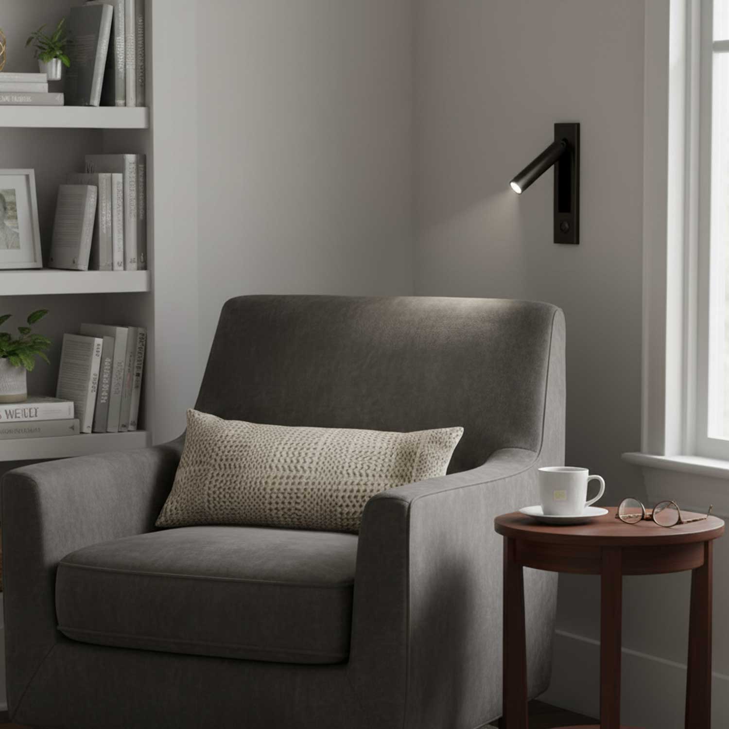 Lumen Embedded Bedside Sconce