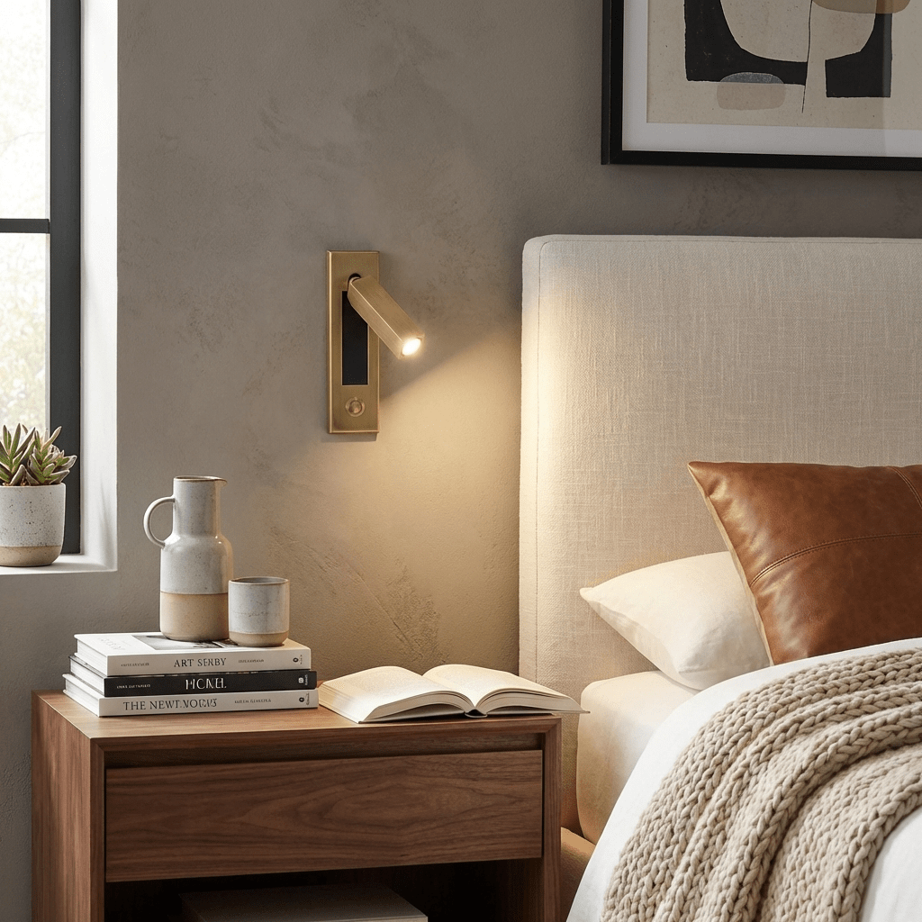 Lumen Embedded Bedside Sconce