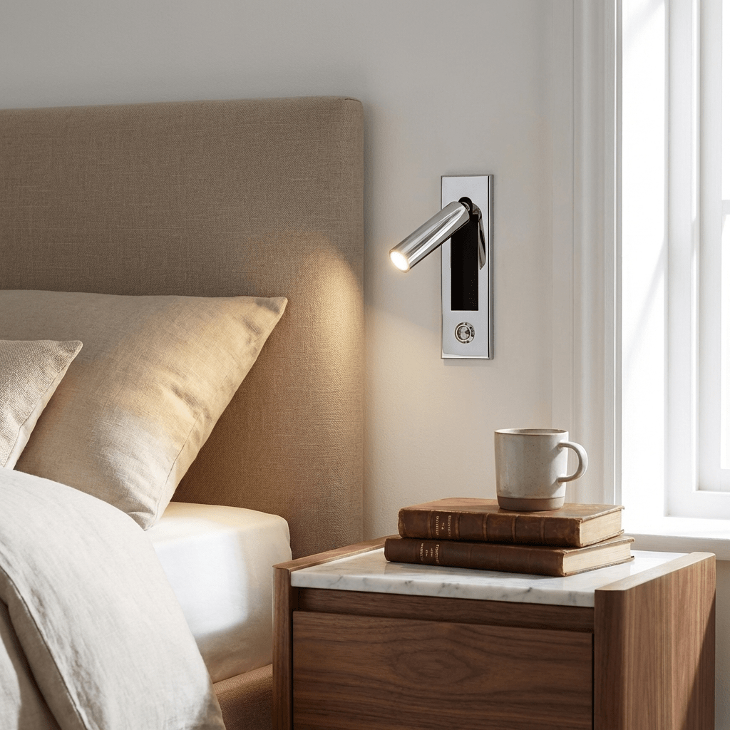 Lumen Embedded Bedside Sconce