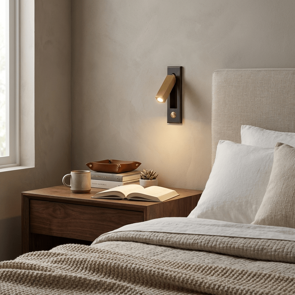 Lumen Embedded Bedside Sconce
