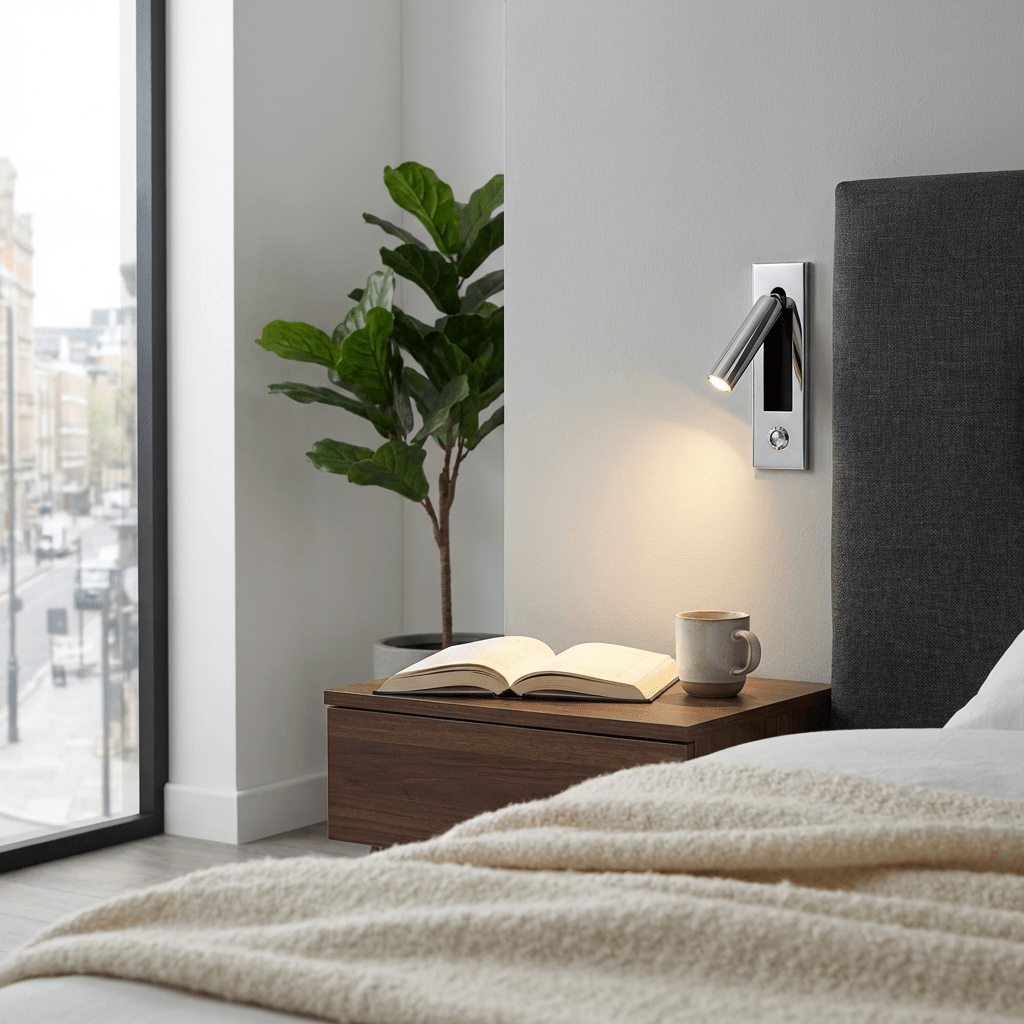 Lumen Embedded Bedside Sconce