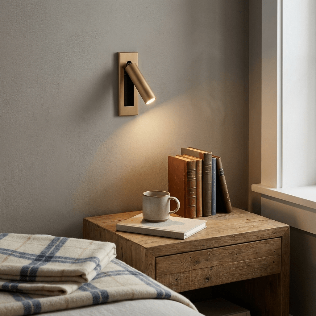 Lumen Embedded Bedside Sconce