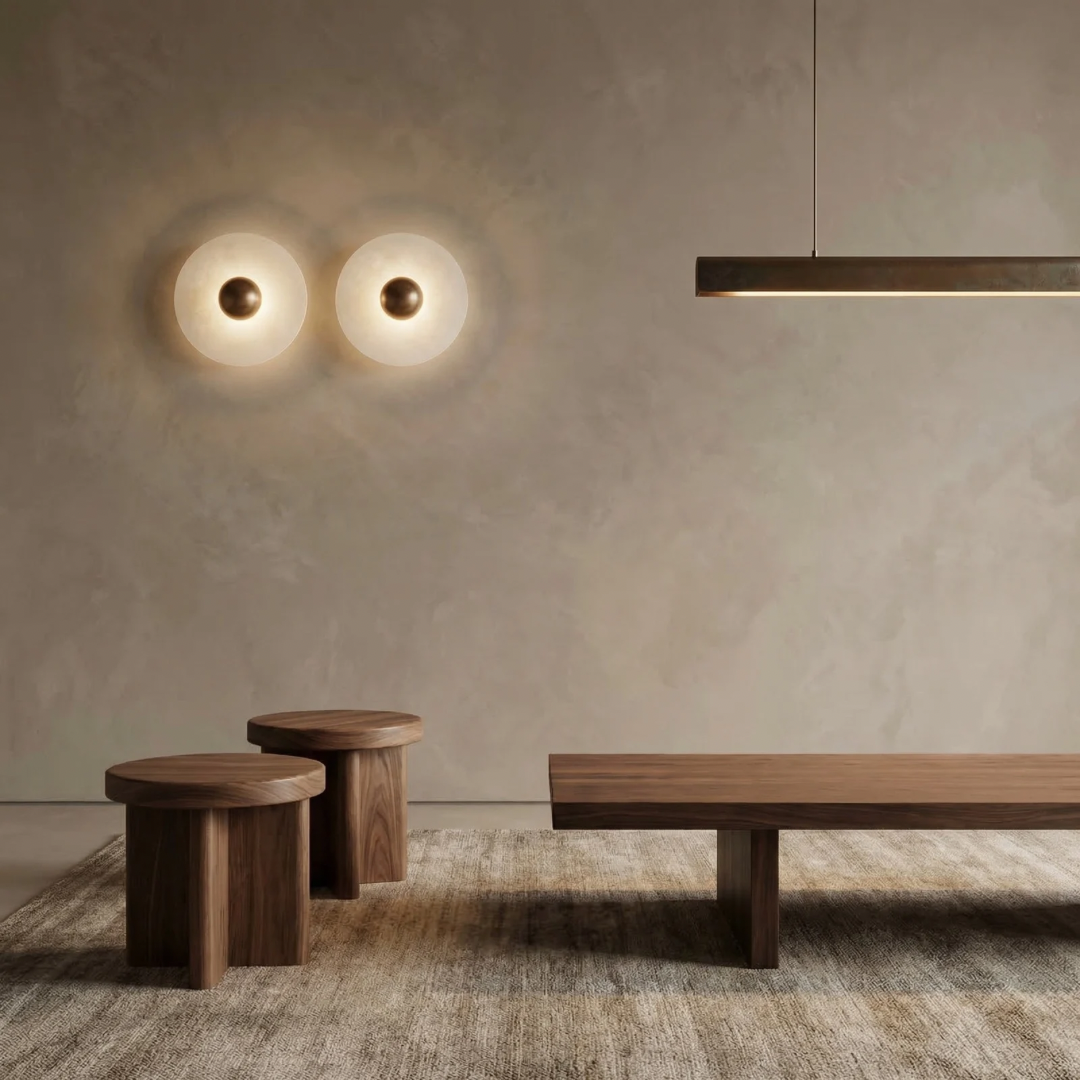 Lumen Alabaster Wall Lamp