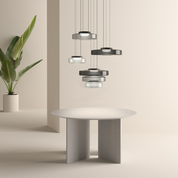 Lumen Carla Bauhaus Glass Pendant Light