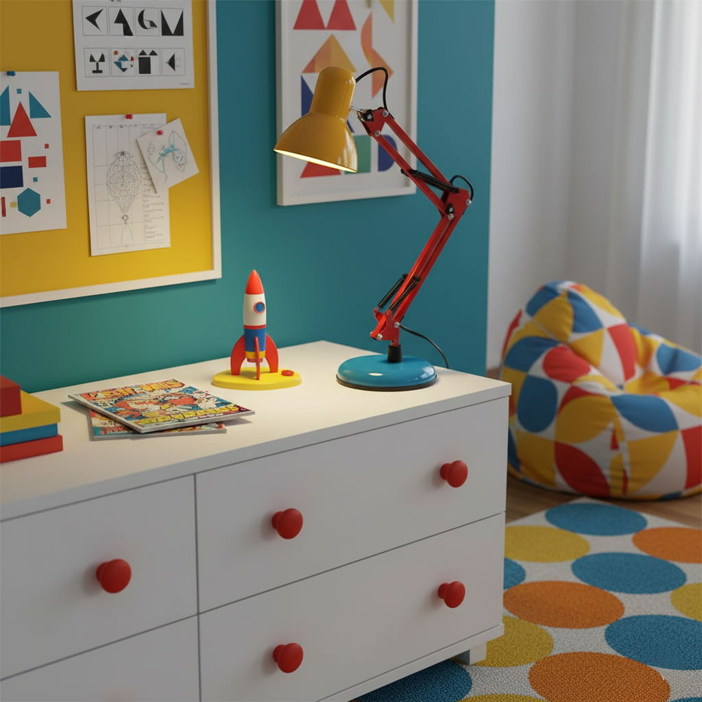 Lumen Flexo Memphis Table Lamp