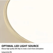 Lumen French Cream Acrylic Ceiling Light