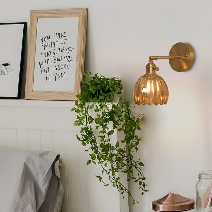 Lumen Tulip Glass Wall Lamp
