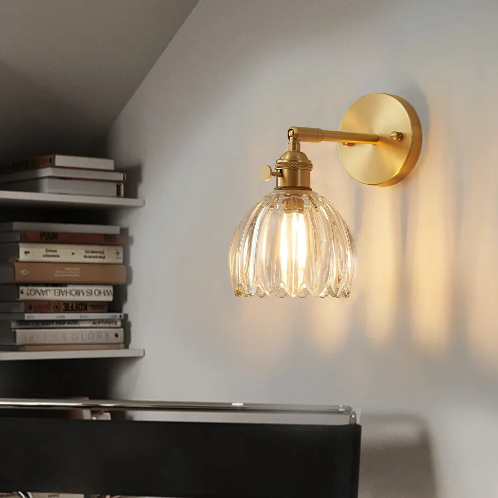 Lumen Tulip Glass Wall Lamp