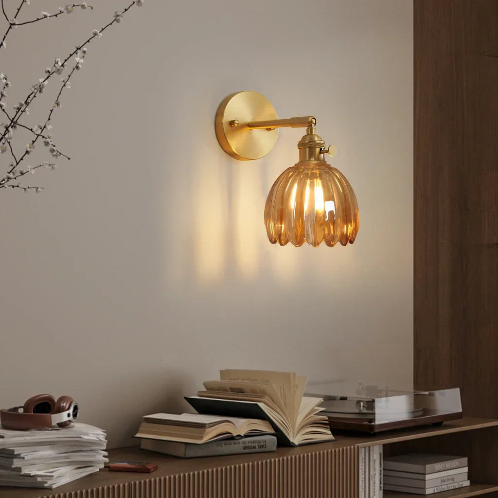 Lumen Tulip Glass Wall Lamp