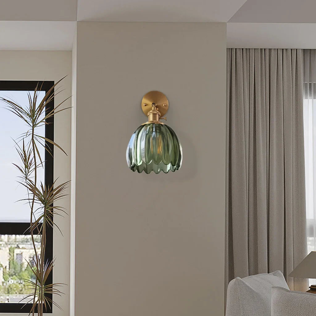 Lumen Tulip Glass Wall Lamp