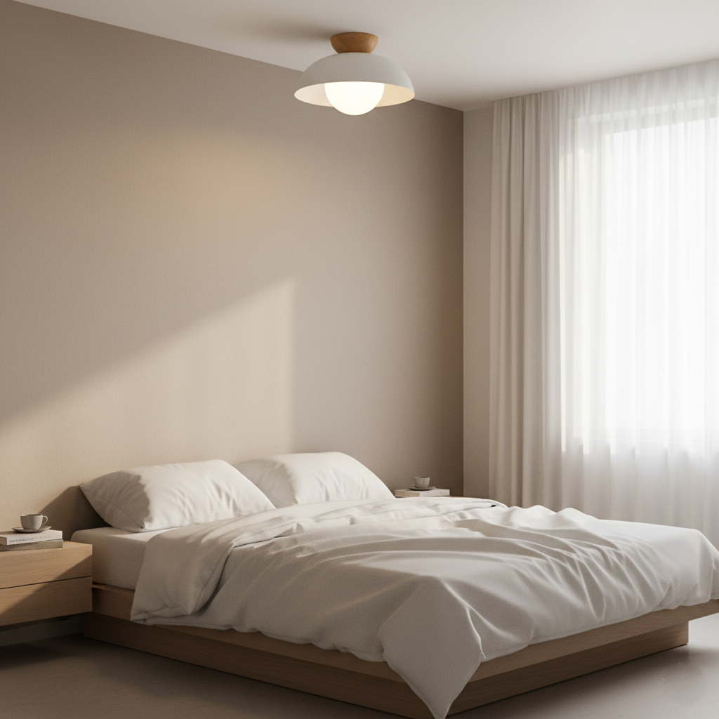 Lumen Eco Iron Shade Ceiling Light