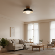 Lumen Eco Iron Shade Ceiling Light