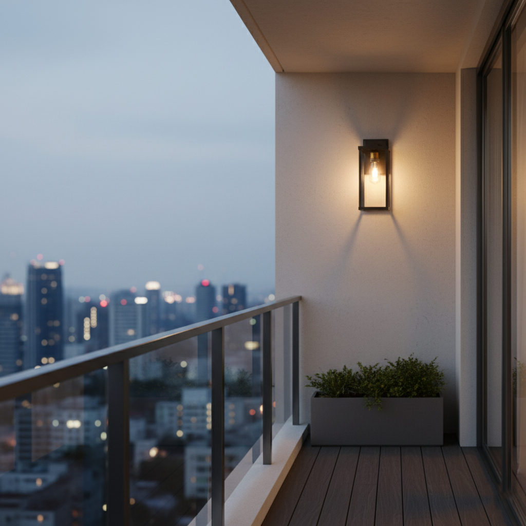 Lumen Radenko Glass Outdoor Sconce