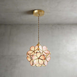 Lumen Glass Petal Louve Pendant Light