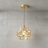 Lumen Glass Petal Louve Pendant Light