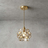 Lumen Glass Petal Louve Pendant Light