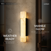 Lumen Marble Core Wall Sconce