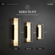 Lumen Marble Core Wall Sconce