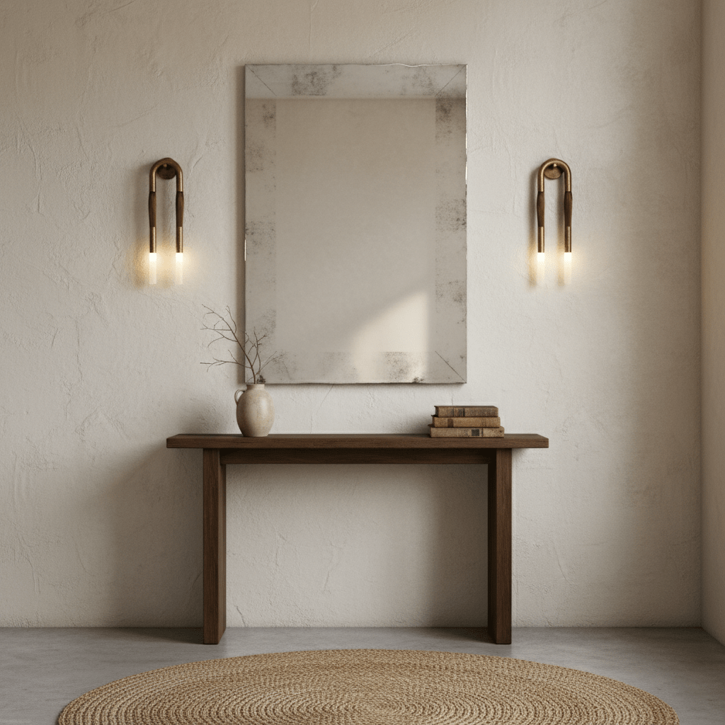 Lumen Horsehair Artistic Wall Sconce