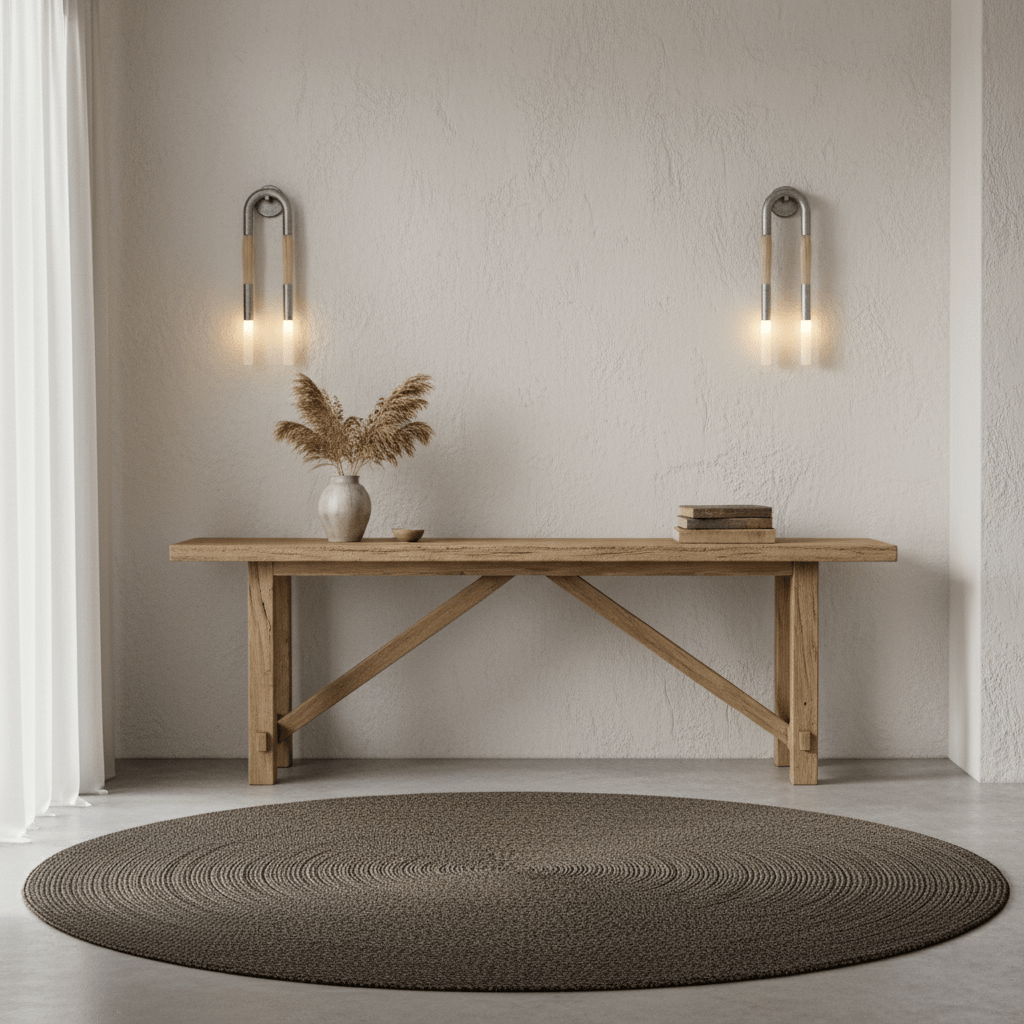 Lumen Horsehair Artistic Wall Sconce