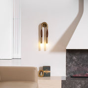 Lumen Horsehair Artistic Wall Sconce