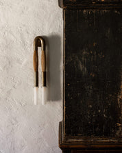 Lumen Horsehair Artistic Wall Sconce