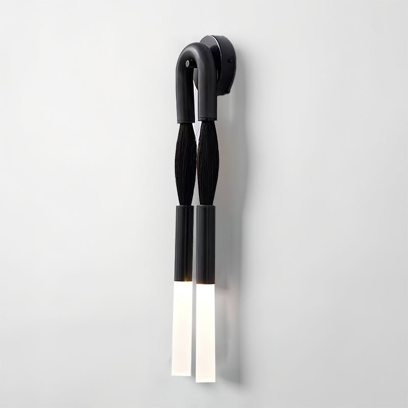 Lumen Horsehair Artistic Wall Sconce